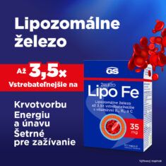 GS Železo Lipo Fe, 30 kapsúl