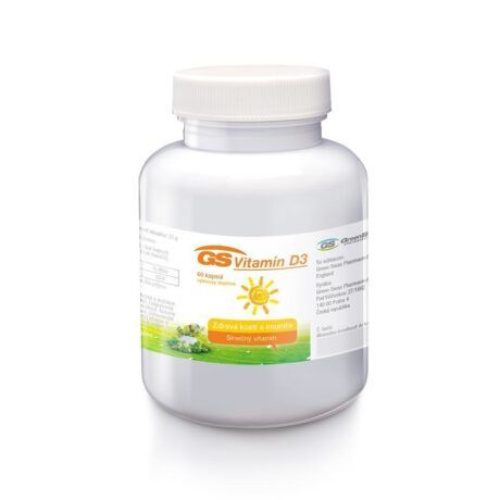 GS Vitamín D3 (5000 IU), 60 kapsúl