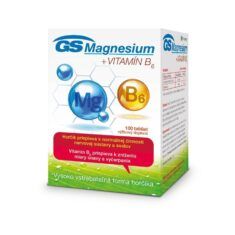GS Magnesium + VITAMÍN B6, 100 tabliet