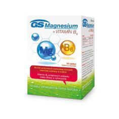 GS Magnesium + VITAMÍN B6, 30 tabliet