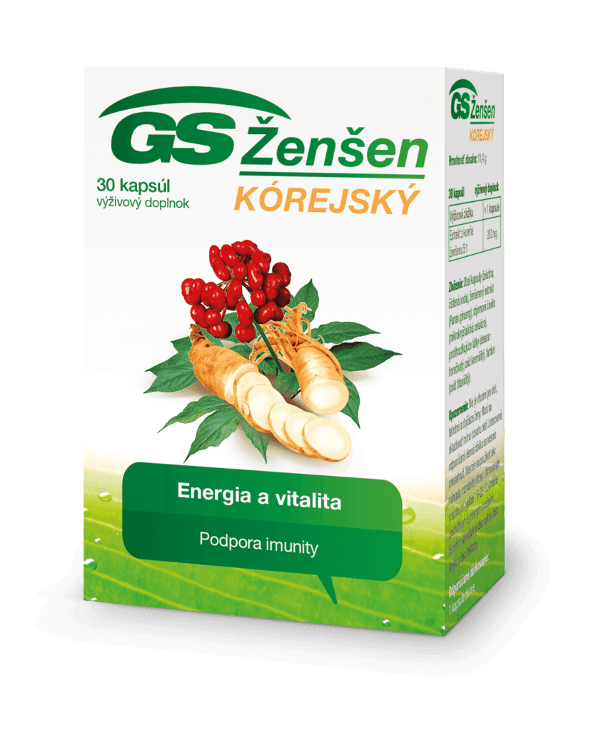 GS Ženšen KÓREJSKÝ, 30 kapsúl