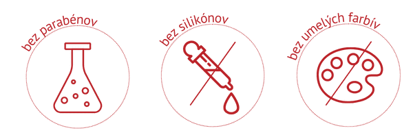 Ikonky - bez parabénov, silikonov a umelých farbív