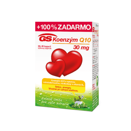 GS Koenzým Q10, 30 mg, 30+30 kapsúl