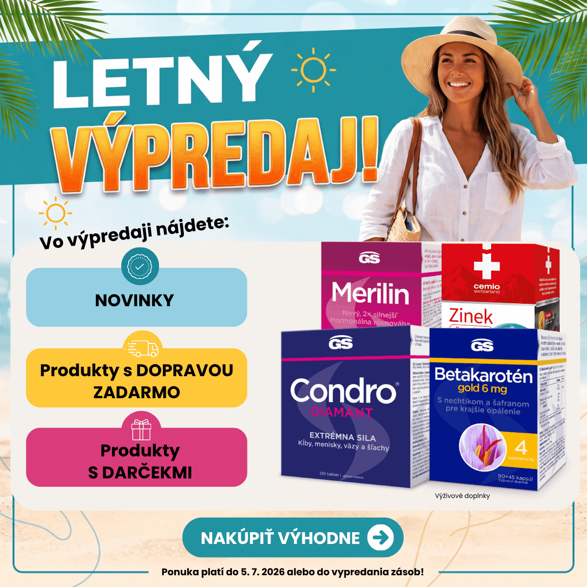 Letny vypredaj - banner mobil