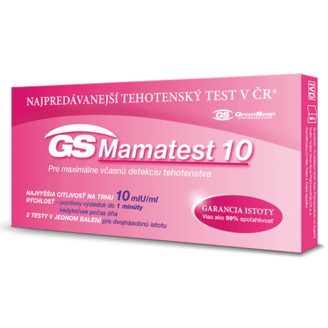 GS Mamatest 10 Tehotenský test, 2 ks