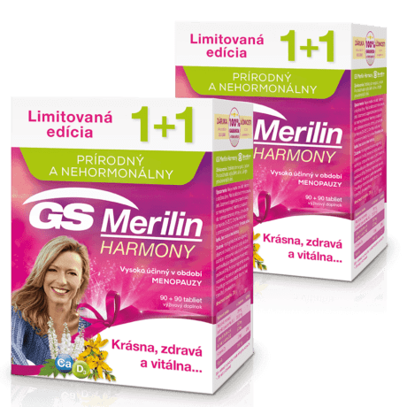 GS Merilin Harmony, 2 x 180 tabliet (360 ks) - darček 2019