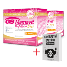GS Mamavit Prefolin+DHA s horčíkom, 2 x 30 tabliet + 2 x 30 kapsúl