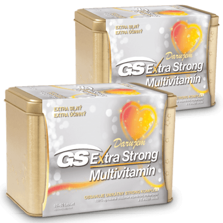 GS Extra Strong Multivitamín, 2 x 120 tabliet (240 ks) - darček 2019