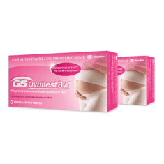 GS Ovultest, 3v1, 2× 3ks ovulačných testov