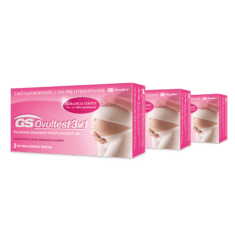 GS Ovultest, 3v1, 3× 3ks ovulačných testov