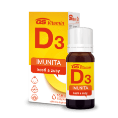 GS Vitamín D3 400 IU kvapky, 10,8 ml