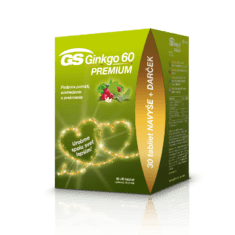 GS Ginkgo 60 PREMIUM, 60 + 30 tabliet - darček 2020
