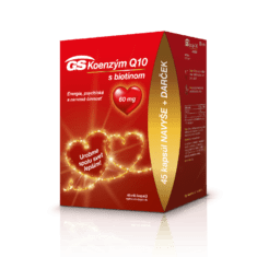 GS Koenzým Q10 60mg, 45 + 45 kapsúl - darček 2020