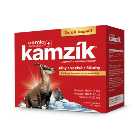 Cemio Kamzík® 2 x 60 kapsúl, darčekové balenie 2021