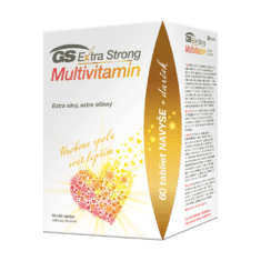 GS Extra Strong Multivitamín, 60 + 60 tabliet, darčekové balenie 2021