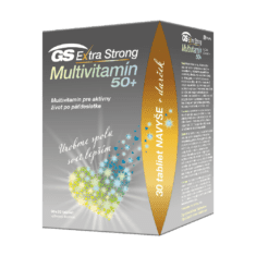 GS Extra Strong Multivitamín 50+, 90 + 30 tabliet, darčekové balenie 2021