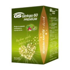 GS Ginkgo 60 PREMIUM, 60 + 30 tabliet, darčekové balenie 2021