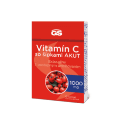 GS Vitamín C 1000 so šípkami AKUT, 10 tabliet