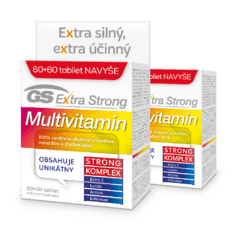 GS Extra Strong Multivitamín, 2× 120 tabliet