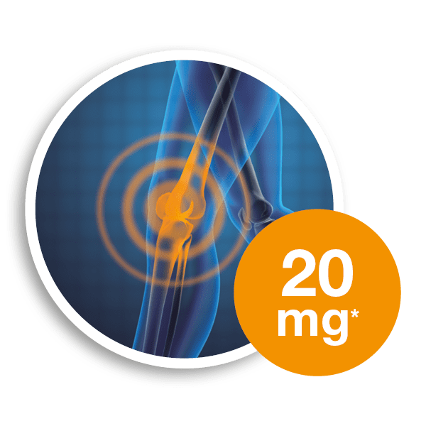 Cemio Kamzík silnejší vitamín C - piktogram bolesť kolena