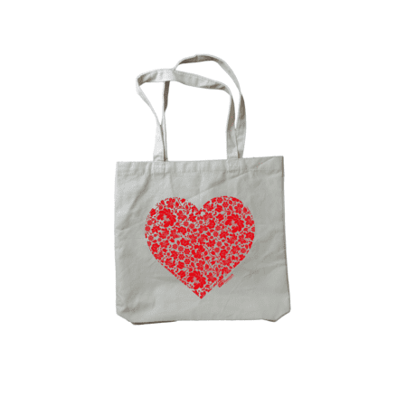 Látková taška KOENZÝM - srdce